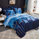 Golden Cosmo Hive | 3pcs Quilt Cover Sets