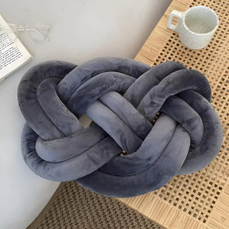 Braided Plush Cushion