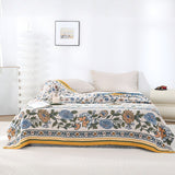 Meadow Bliss Boho Floral Blanket