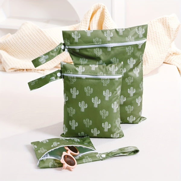 Multi Print Wet Bag Reusable Nappy | 3pcs Set
