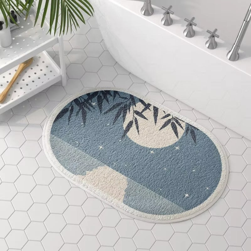 Night Sky Absorbent Bath Mat