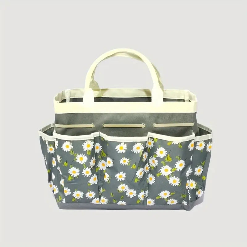 Oxford Floral Garden Tool Organiser Bag