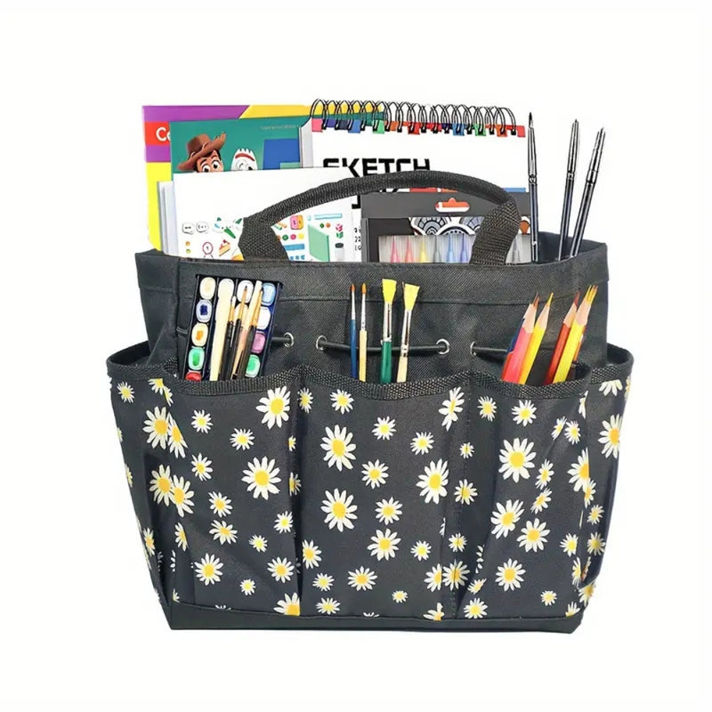 Oxford Floral Garden Tool Organiser Bag