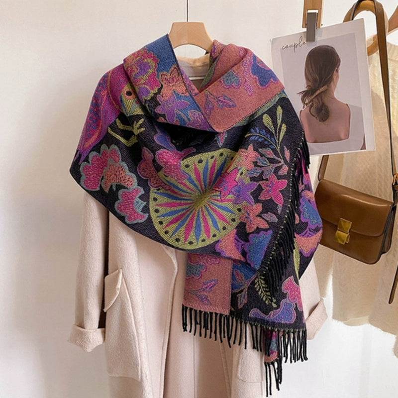 Luxury Ethnic Pattern Shawl Scarf