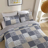 Plaid Patchwork Coverlet