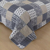 Plaid Patchwork Coverlet