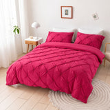 Amore Luxury Pinch Pleat Quilt Cover Set