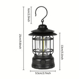 Retro Glow Camping Lantern Lamp