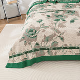 Rosewood Grace Throw Cotton Blanket