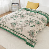 Rosewood Grace Throw Cotton Blanket