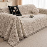 Speckled Pattern Chenille Couch Cover