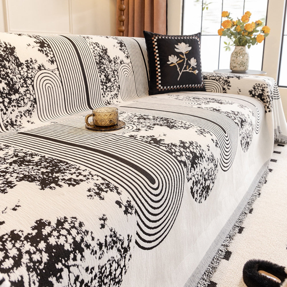 Mosaic Lines Pattern Couch Cover – Casa & Beyond
