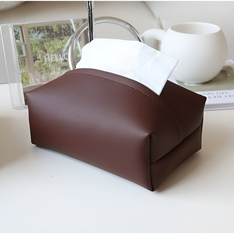 Tisovo Stylish Leather Tissue Case