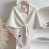 Triangle Soft Poncho Shawl Cape