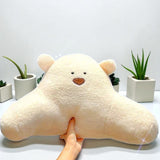 Teddy Shape Waist Backrest Cushion