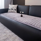 Minimalist Plush Quilted Couch Cover