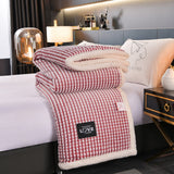 Warm Waffle Sherpa Blanket