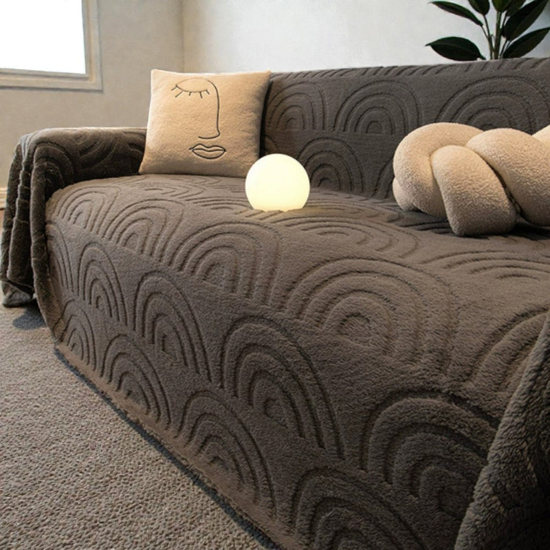 Celestial Plush Couch Cover