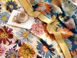 Bright Flower Cotton Blanket