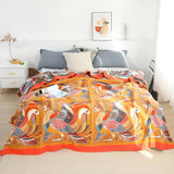 Toucan Bird Cotton Throw