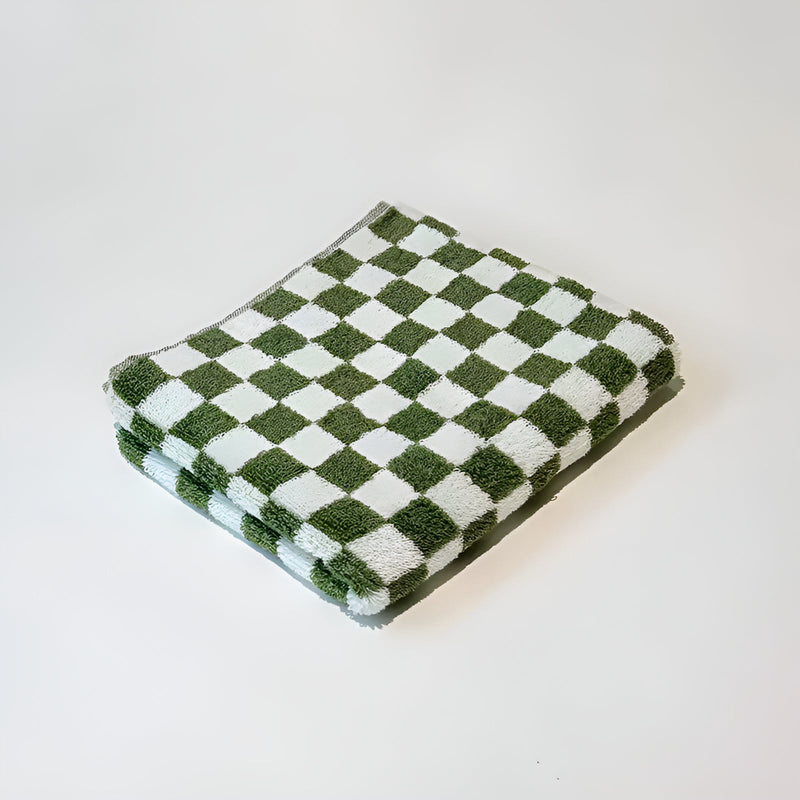 Retro Checkmate Cotton Towel