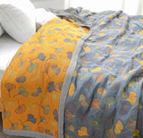 Ginkgo Leaf Throw Blanket