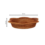 Handwoven Rattan Floral Basket