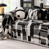 Brushstroke Art Couch Cover